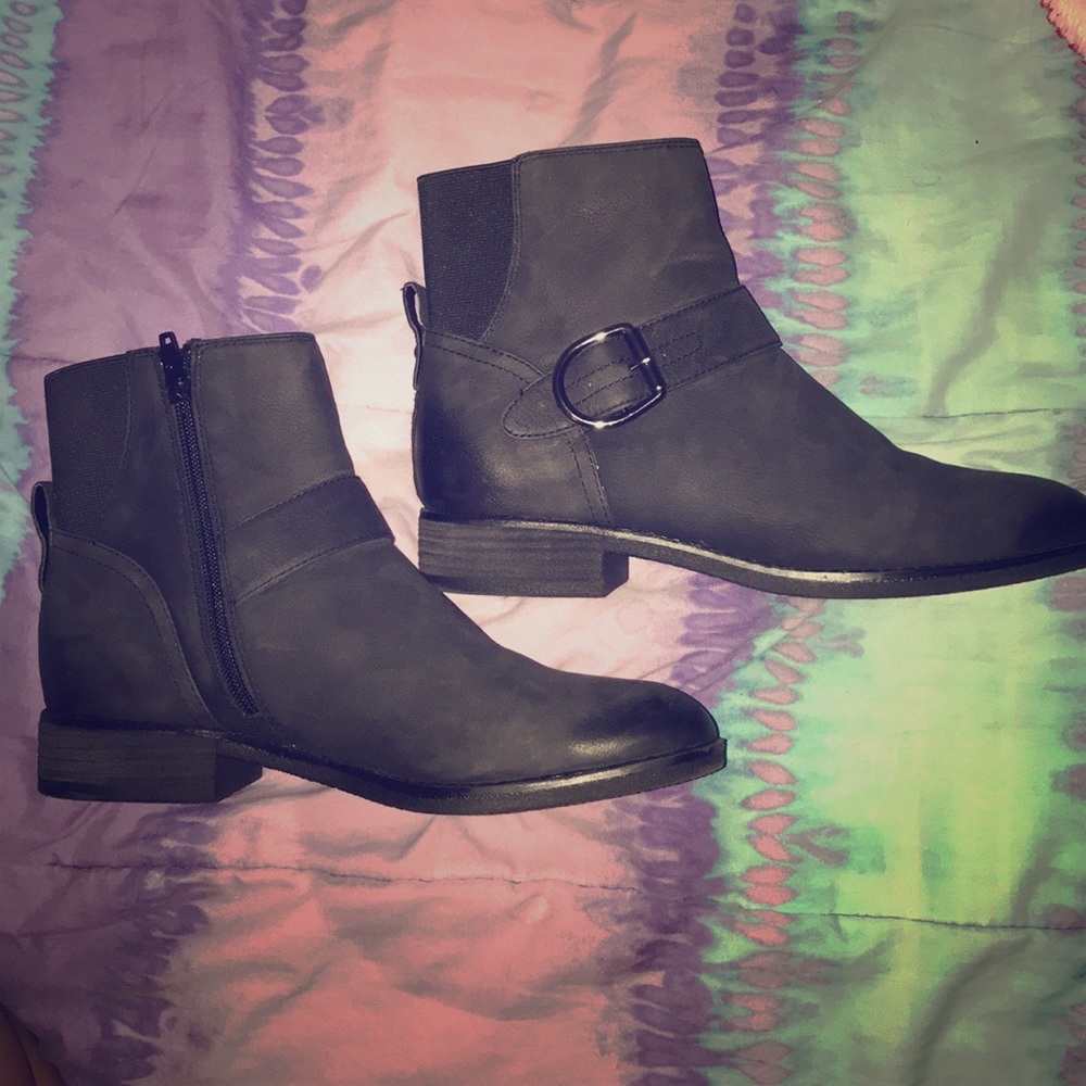 Aldo black ankle boots🌸